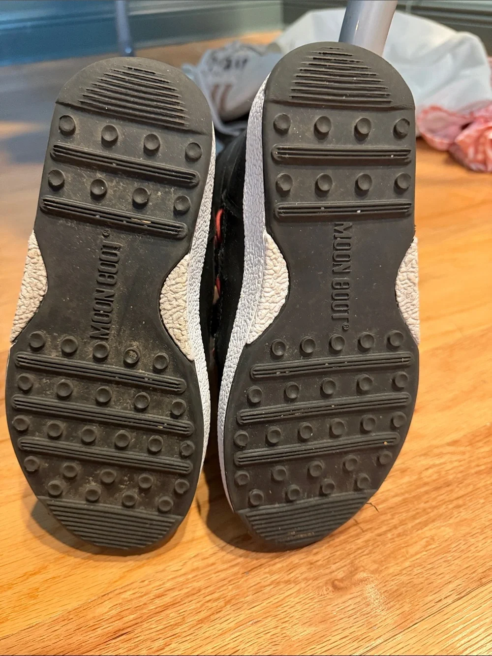 Moon Boot Junior Black Winter Snow Boots EU 34 US Kids 2.5  Faux Fur Insulated